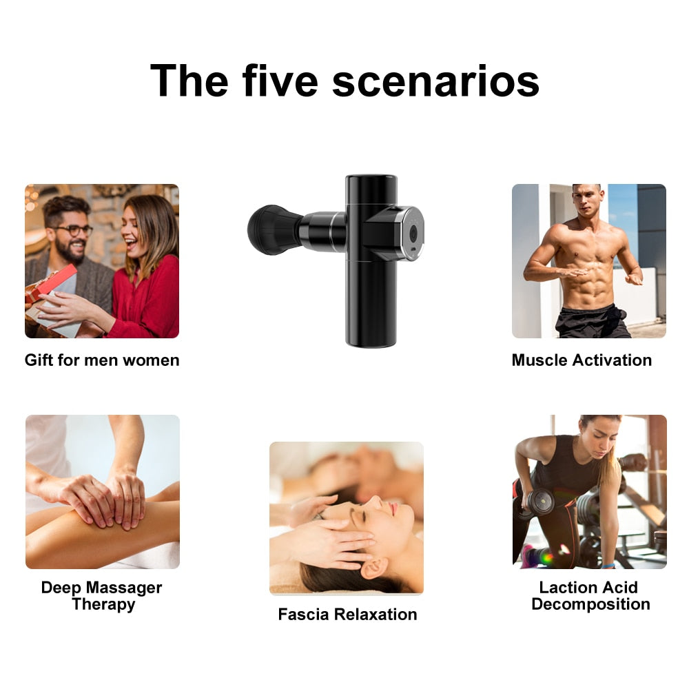 Mini Vibration Massage Gun for post workout therapy