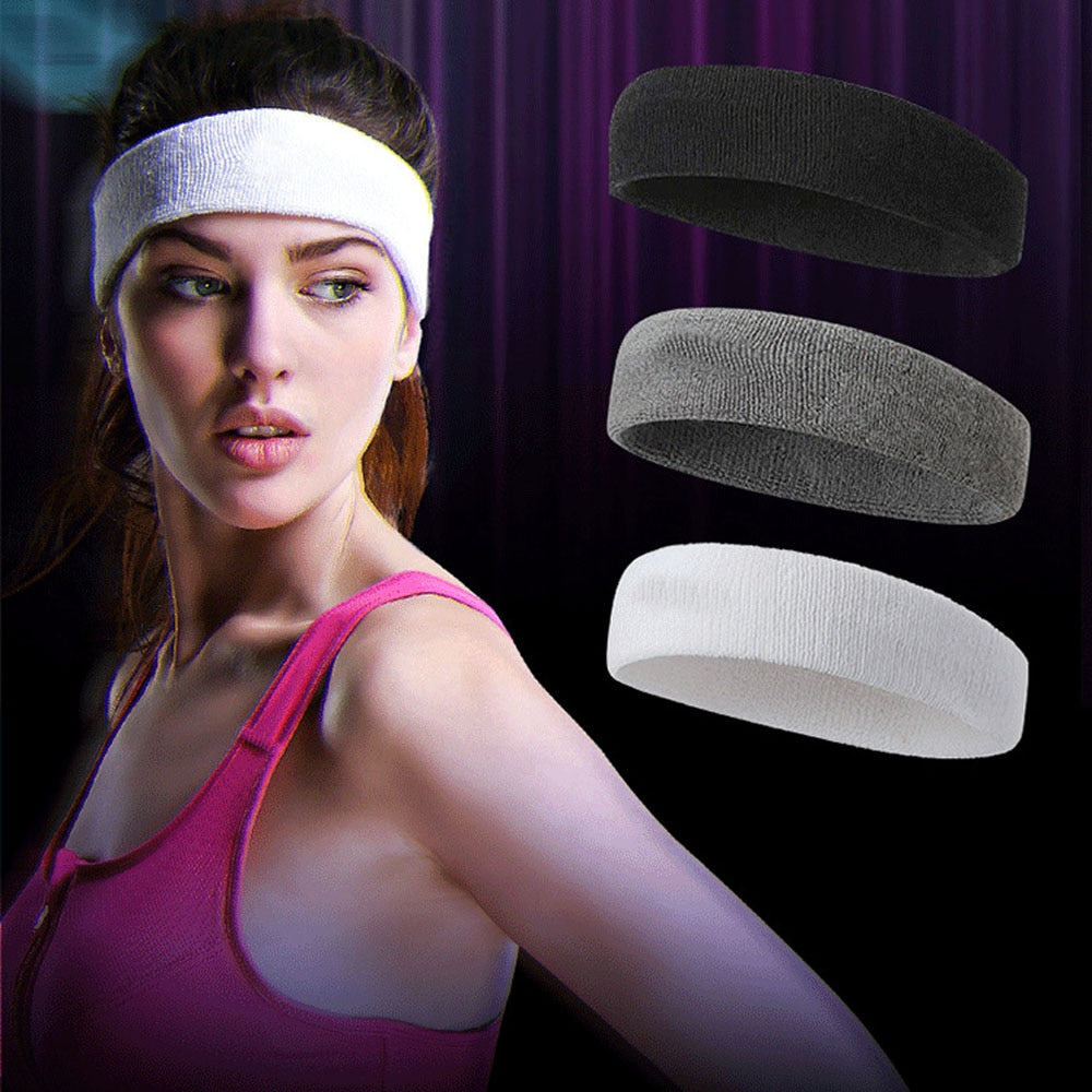 Sports Cotton Head Band Men Women Fitness Yoga Exercise Accessories