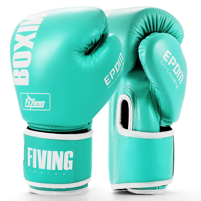 FIVING 10 12 14 16oz Boxing Gloves