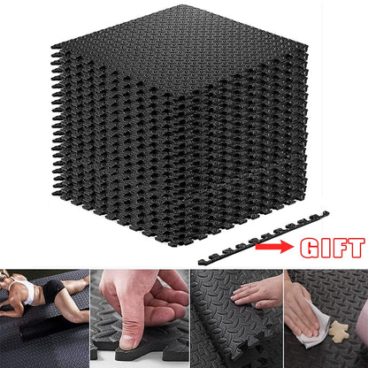 12PCS 30*30cm Sports Protection Gym Mat